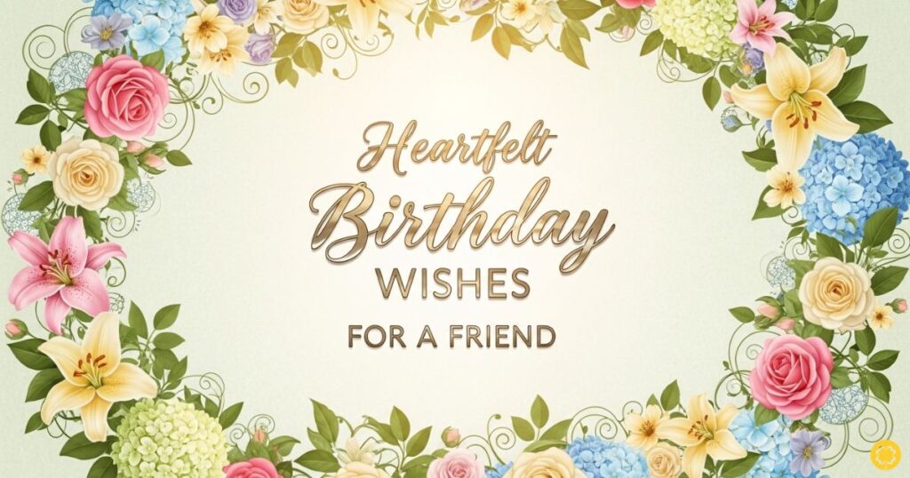 Heartfelt Birthday Wishes for a Friend