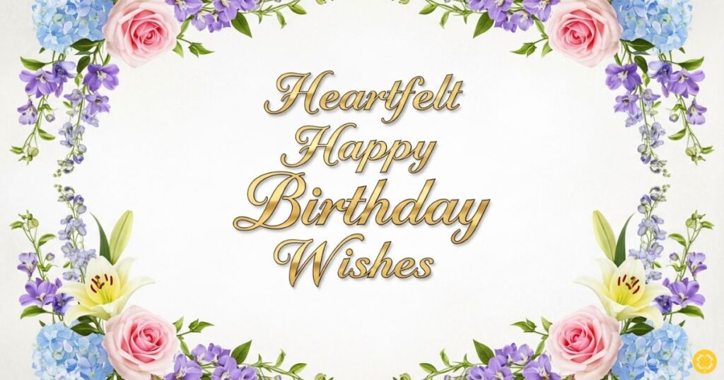 Heartfelt Happy Birthday Wishes