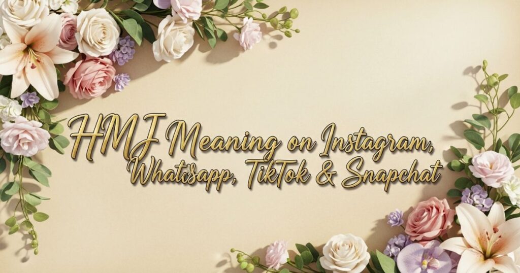 HMJ Meaning on Instagram, WhatsApp, TikTok & Snapchat