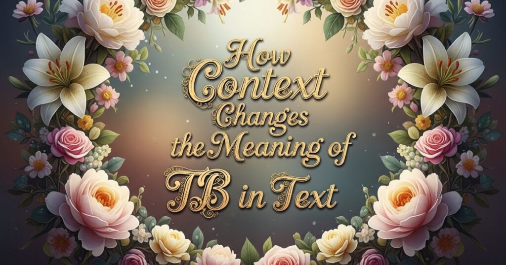 How Context Changes the Meaning of TB in Text