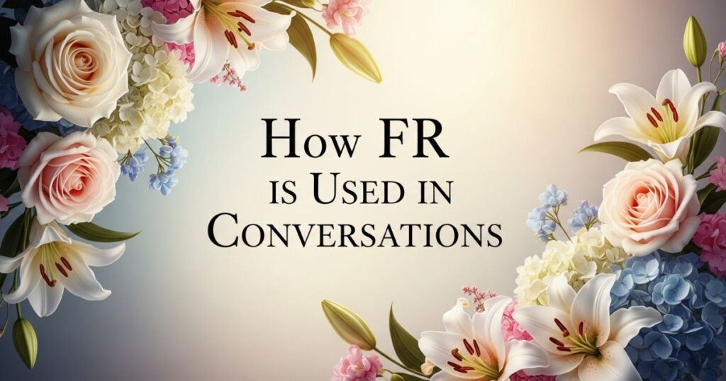 How FR is Used in Conversations