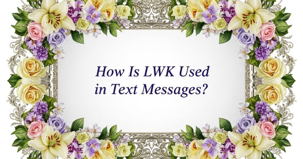 How Is LWK Used in Text Messages?