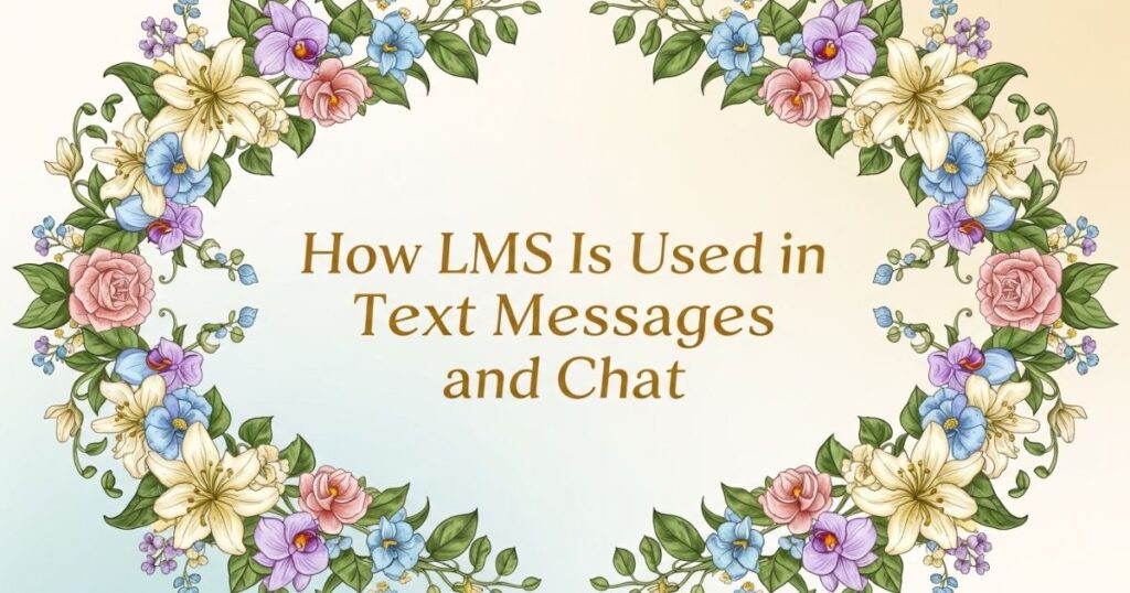 How LMS Is Used in Text Messages and Chat