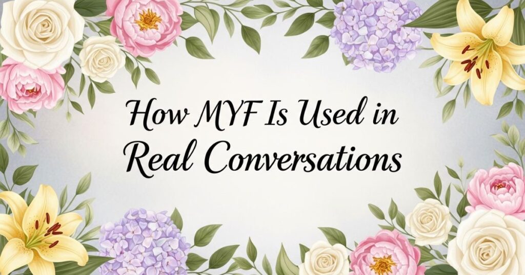How MYF Is Used in Real Conversations