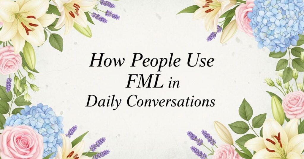 How People Use FML in Daily Conversations
