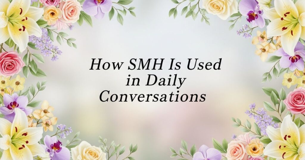 How SMH Is Used in Daily Conversations