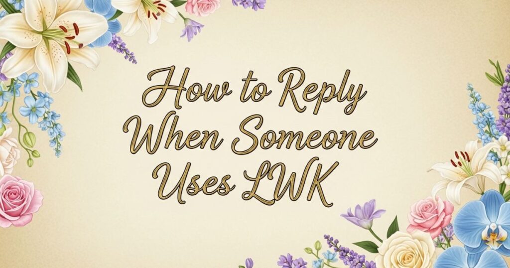 How to Reply When Someone Uses LWK