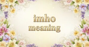 imao meaning