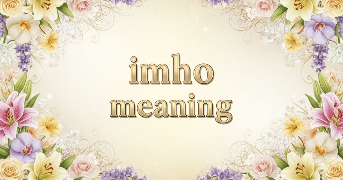 imao meaning
