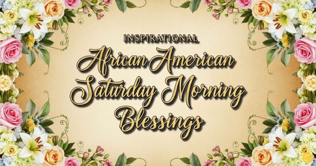 Inspirational African American Saturday Morning Blessings