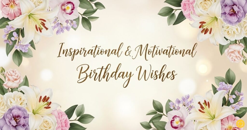 Inspirational & Motivational Birthday Wishes