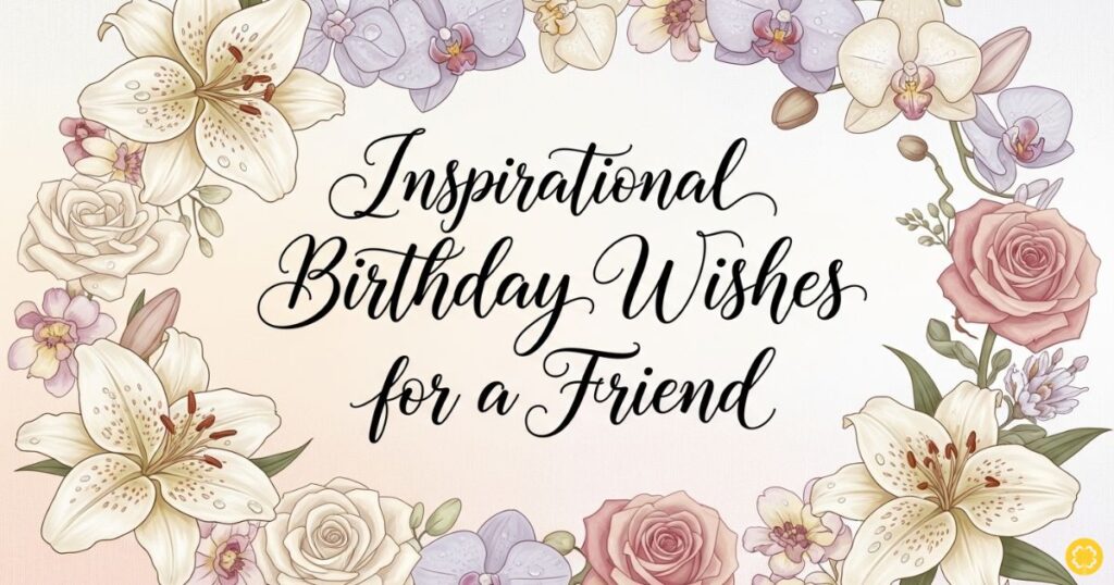 Inspirational Birthday Wishes for a Friend