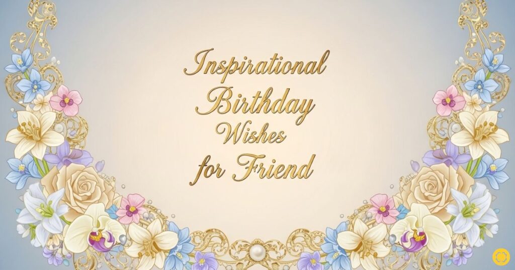 Inspirational Birthday Wishes for Friend