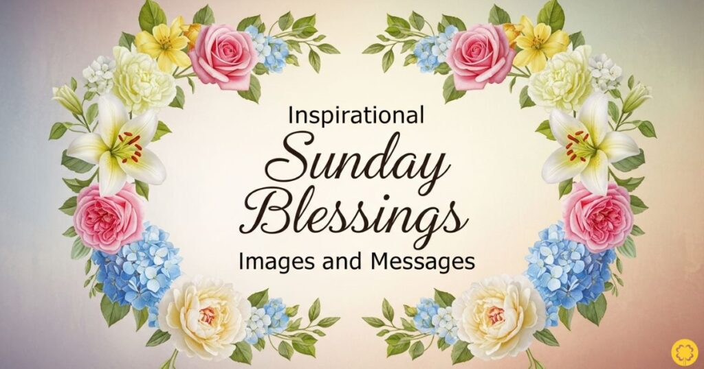 Inspirational Sunday Blessings Images and Messages
