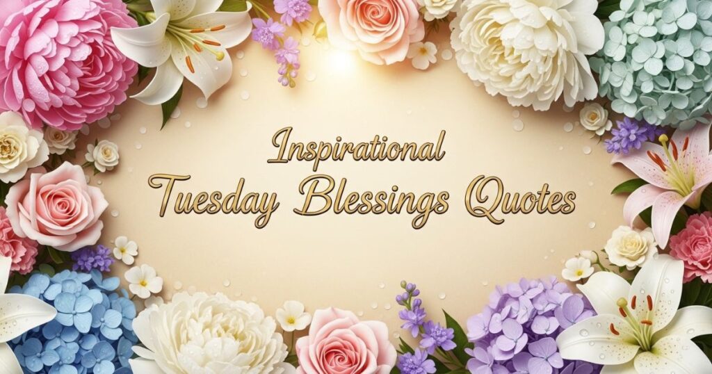 Inspirational Tuesday Blessings Quotes