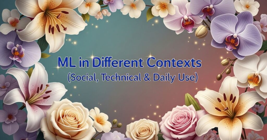ML in Different Contexts (Social, Technical & Daily Use)