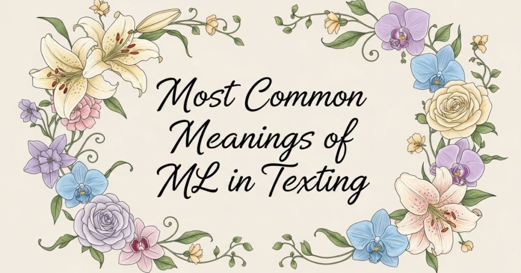 Most Common Meanings of ML in Texting