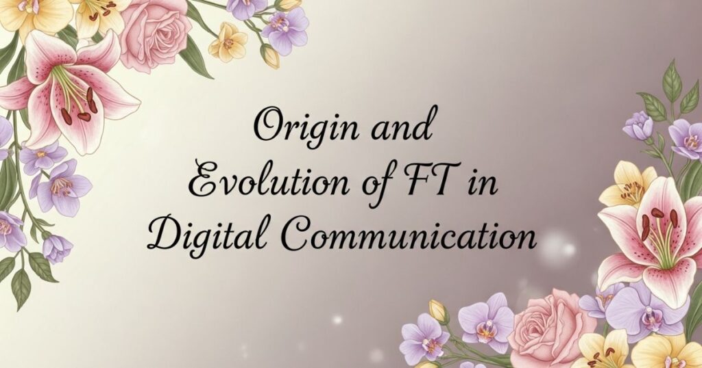 Origin and Evolution of FT in Digital Communication