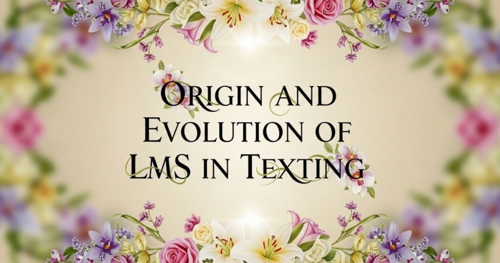 Origin and Evolution of LMS in Texting