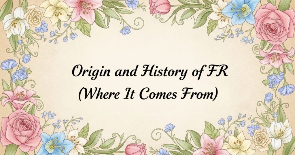 Origin and History of FR (Where It Comes From)