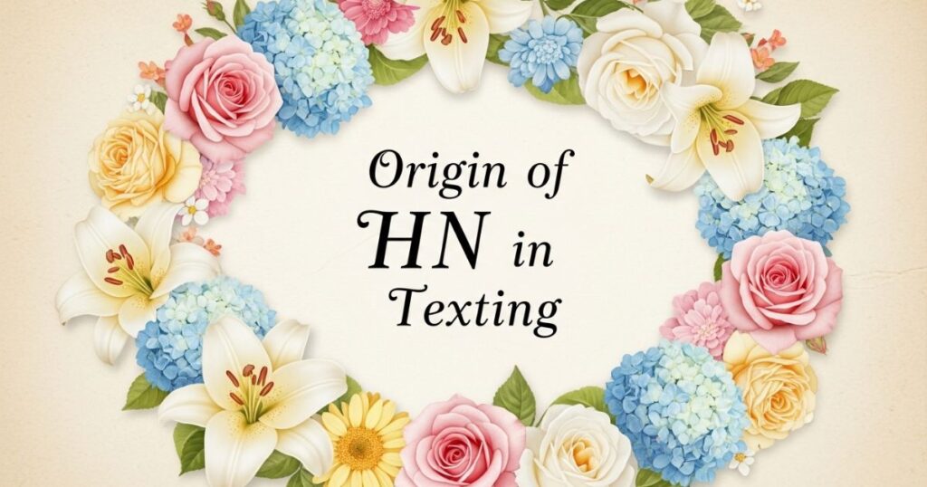 Origin of HN in Texting