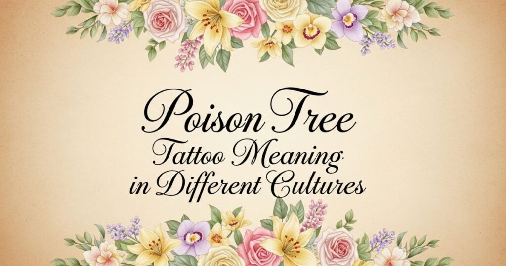 Poison Tree Tattoo Meaning in Different Cultures