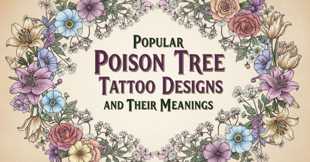 Popular Poison Tree Tattoo Designs and Their Meanings