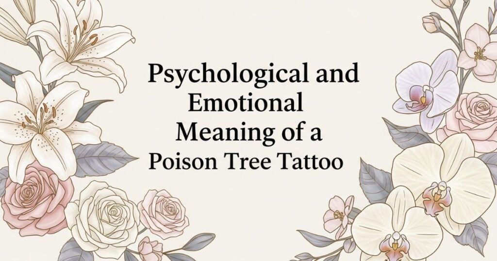 Psychological and Emotional Meaning of a Poison Tree Tattoo