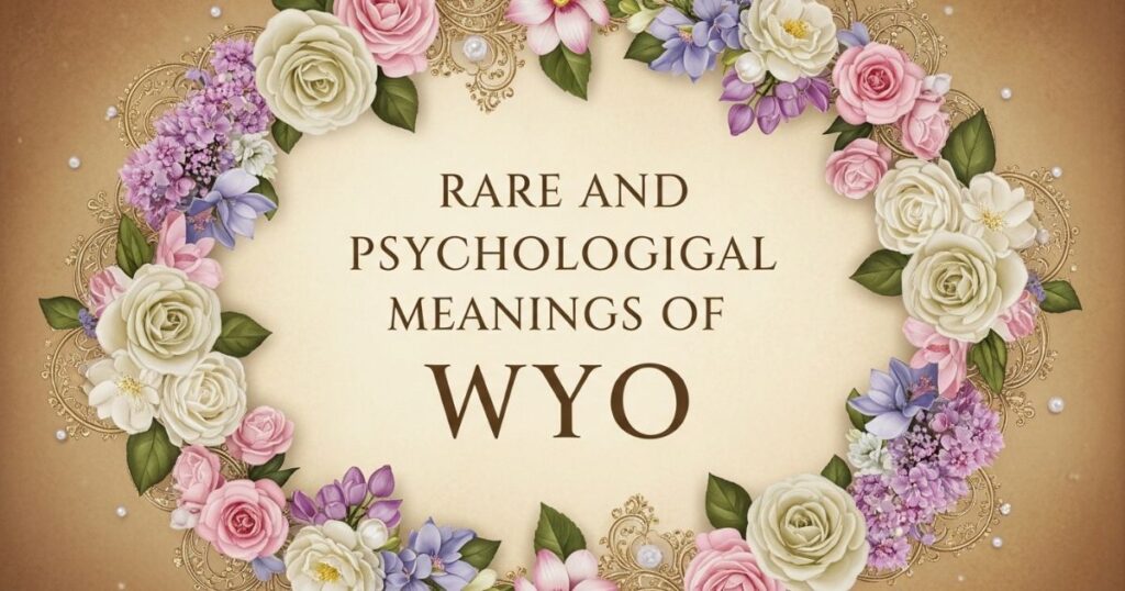 Rare and Psychological Meanings of WYO