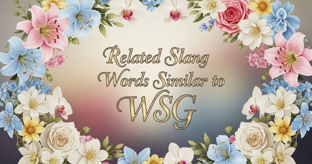 Related Slang Words Similar to WSG