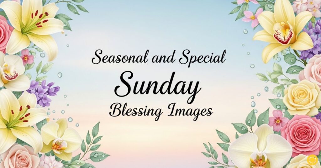 Seasonal and Special Sunday Blessing Images