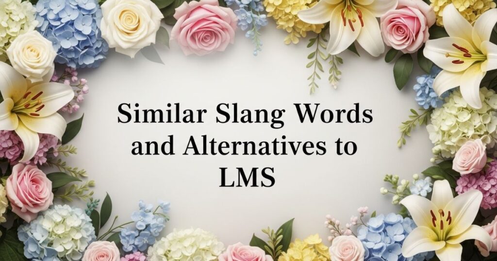 Similar Slang Words and Alternatives to LMS