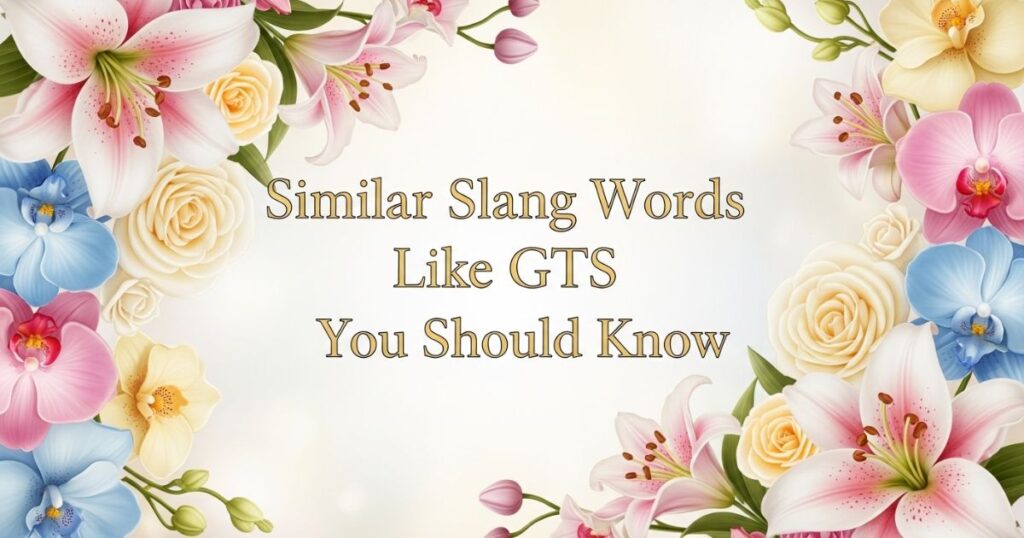 Similar Slang Words Like GTS You Should Know
