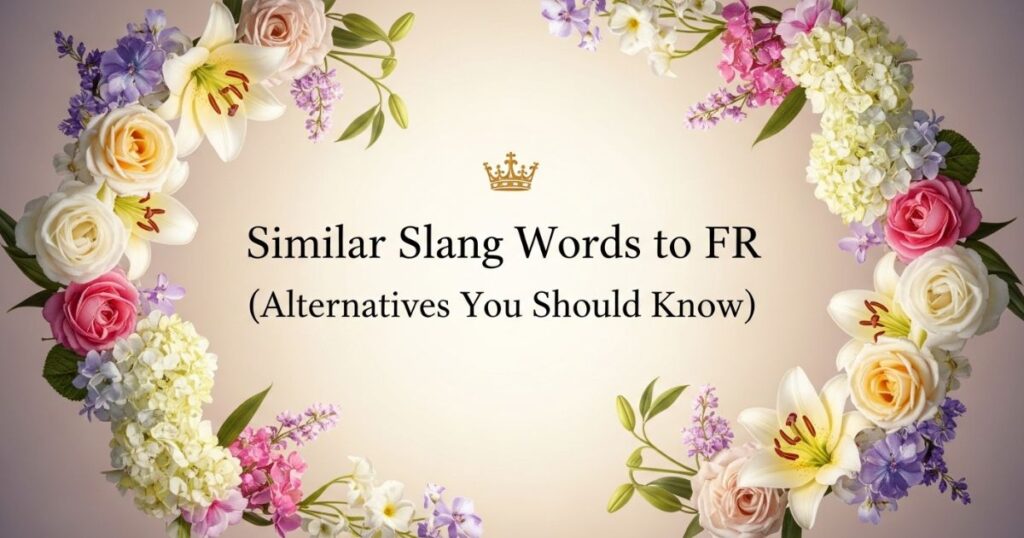 Similar Slang Words to FR (Alternatives You Should Know)
