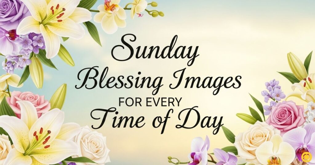 Sunday Blessing Images for Every Time of Day