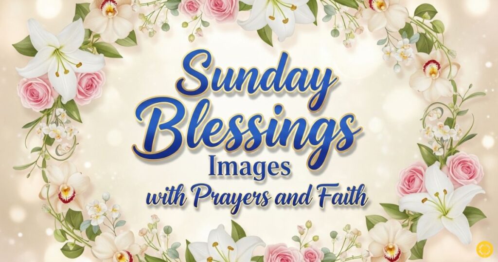 Sunday Blessing Images with Prayers and Faith