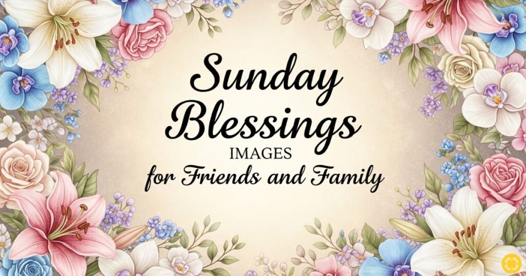 Sunday Blessings Images for Friends and Family