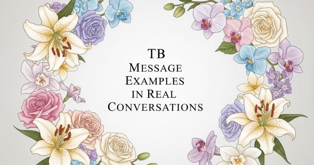 TB Message Examples in Real Conversations