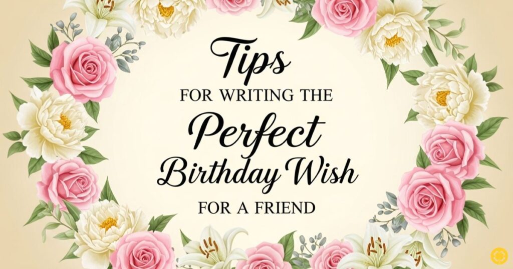 Tips for Writing the Perfect Birthday Wish for a Friend
