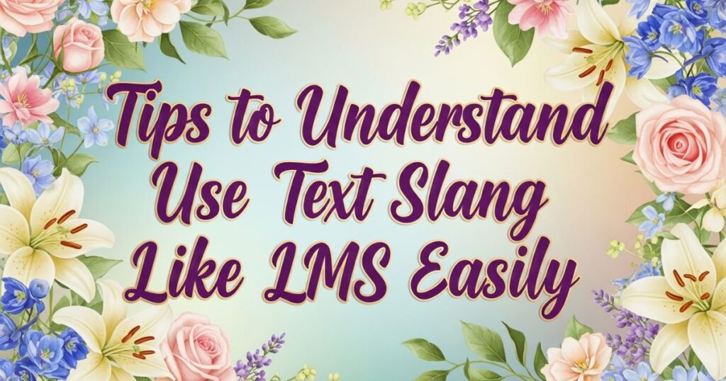 Tips to Understand and Use Text Slang Like LMS Easily