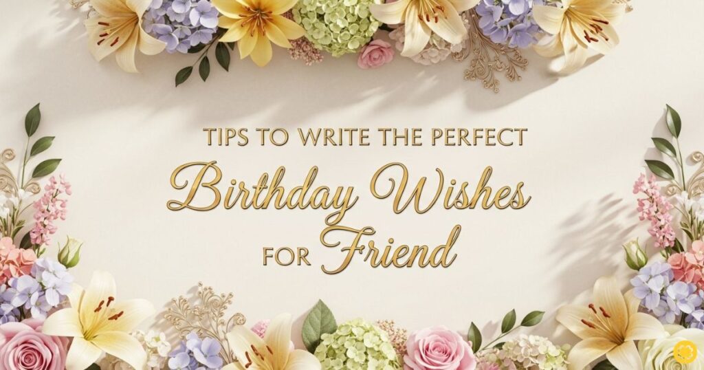 Tips to Write the Perfect Birthday Wishes for Friend