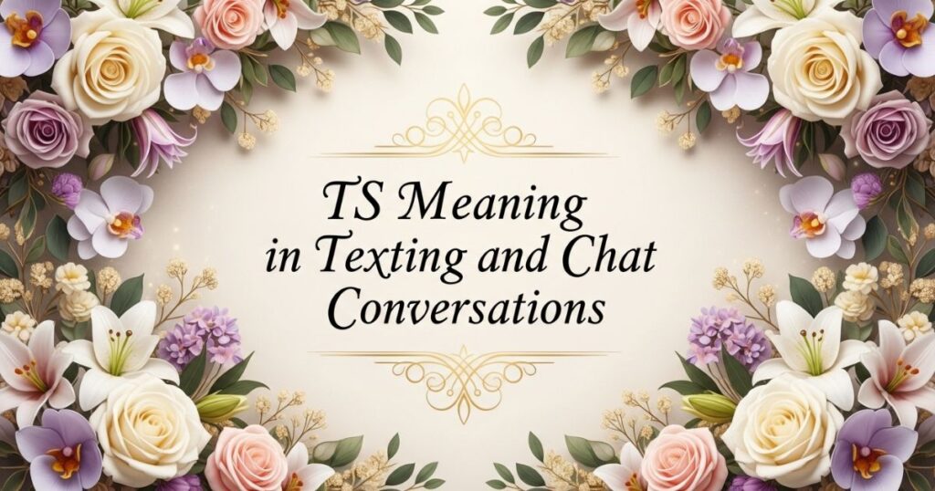 TS Meaning in Texting and Chat Conversations