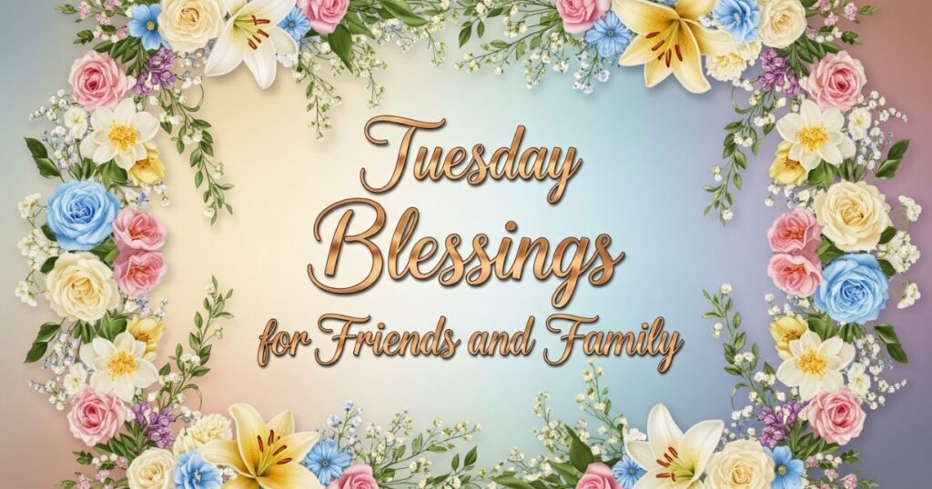 Tuesday Blessings for Friends and Family