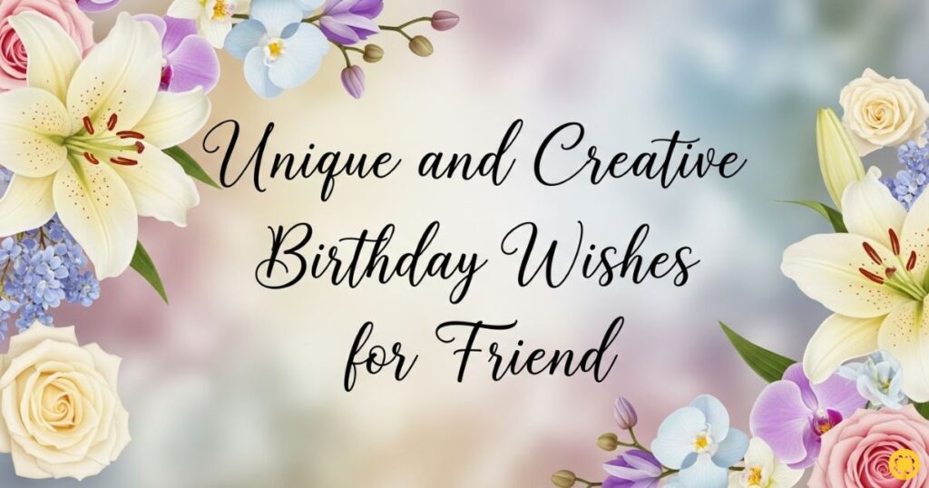 Unique and Creative Birthday Wishes for Friend