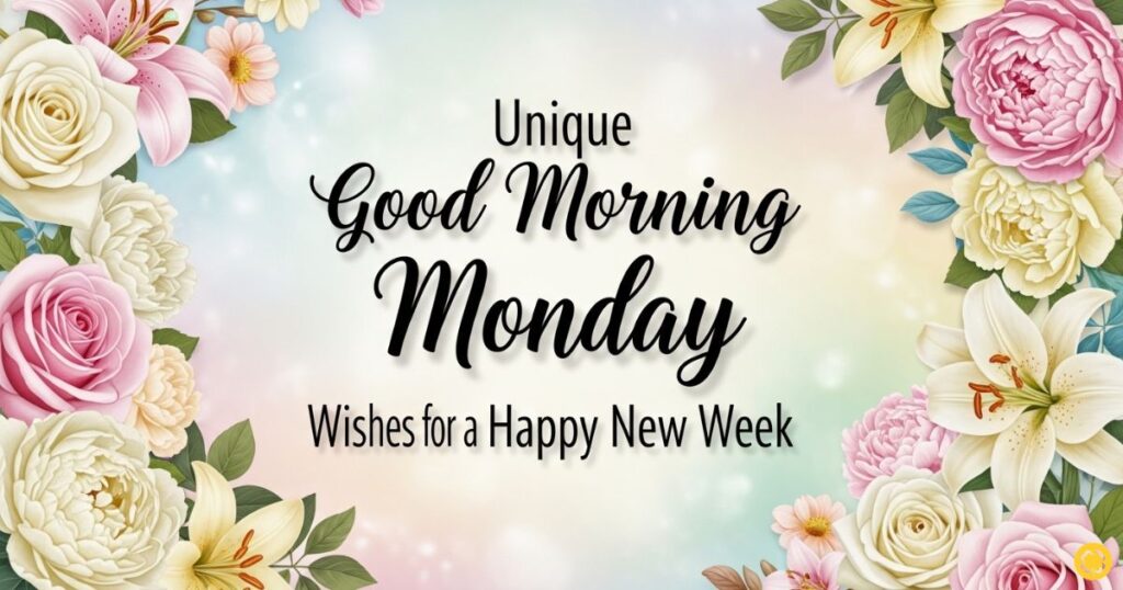 Unique Good Morning Monday Wishes for a Happy New Week