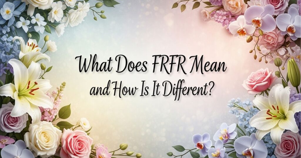 What Does FRFR Mean and How Is It Different?