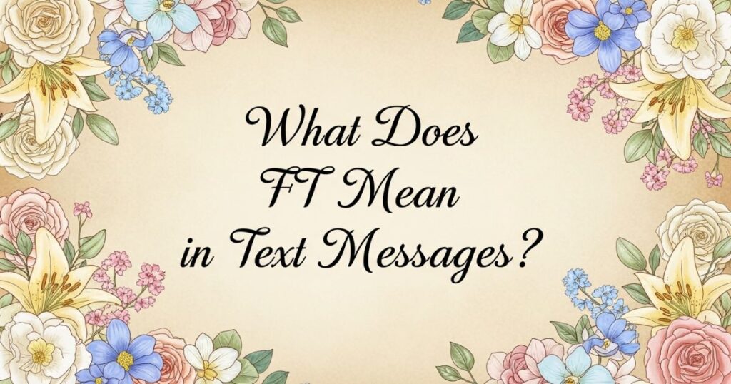 What Does FT Mean in Text Messages?