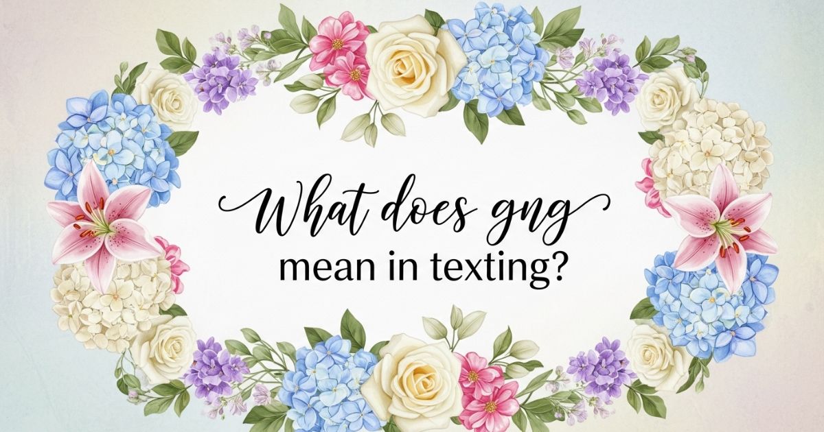 what does gng mean in texting