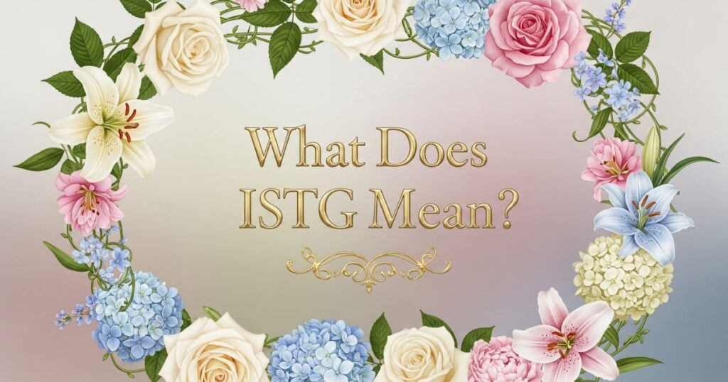 What Does ISTG Mean?