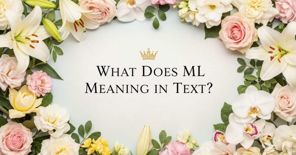 What Does ML Meaning in Text?